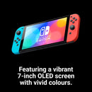 Nintendo Switch (OLED Model) - Neon Blue/Neon Red (NEW)
