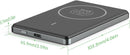 Budi - 5000mAh Ultra Thin Magnetic 20W PD+ Wireless Power Bank - 15W Wireless, Aluminum Shell, For Smartphone and Cellphone