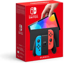 Nintendo Switch (OLED Model) - Neon Blue/Neon Red (NEW)