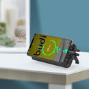 Budi - 10000mAh Wireless Power bank with 3 integrated cables and 2 cable inputs Accessories - Suction cups to attach to the device - Phone Stand - Charging Charger Micro Mobile Portable USB Smartphone